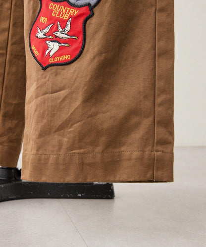 【Work of art Kendai×SUM1 STYLE】特別徽章裝飾褲