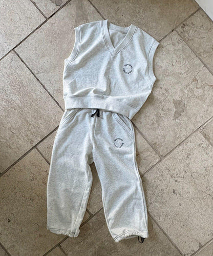 【KIDS】單點刺繡衛衣套裝
