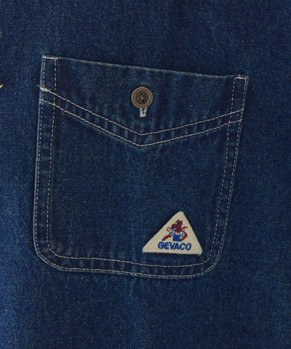 【GEVACO】牛仔連帽襯衫