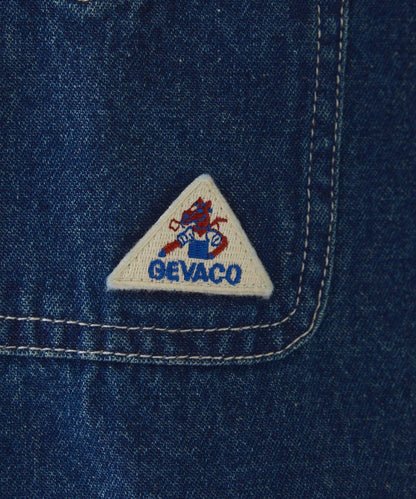 【GEVACO】牛仔連帽襯衫