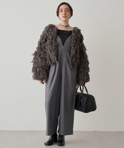 【Loungedress】V領吊帶連體褲