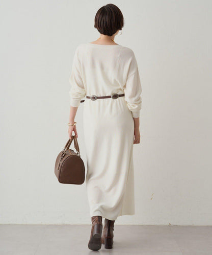 【Loungedress】羊毛羊絨針織連衣裙