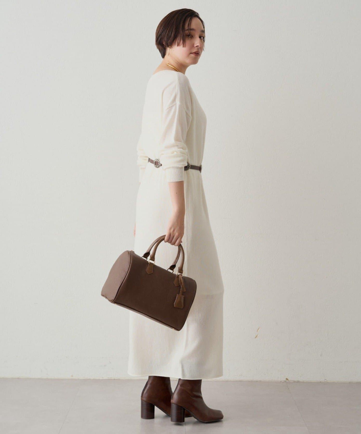 【Loungedress】羊毛羊絨針織連衣裙