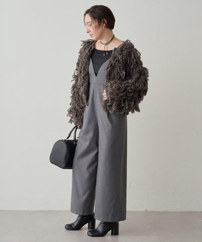 【Loungedress】V領吊帶連體褲