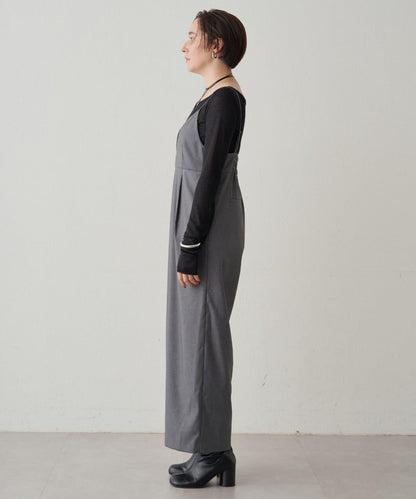 【Loungedress】V領吊帶連體褲