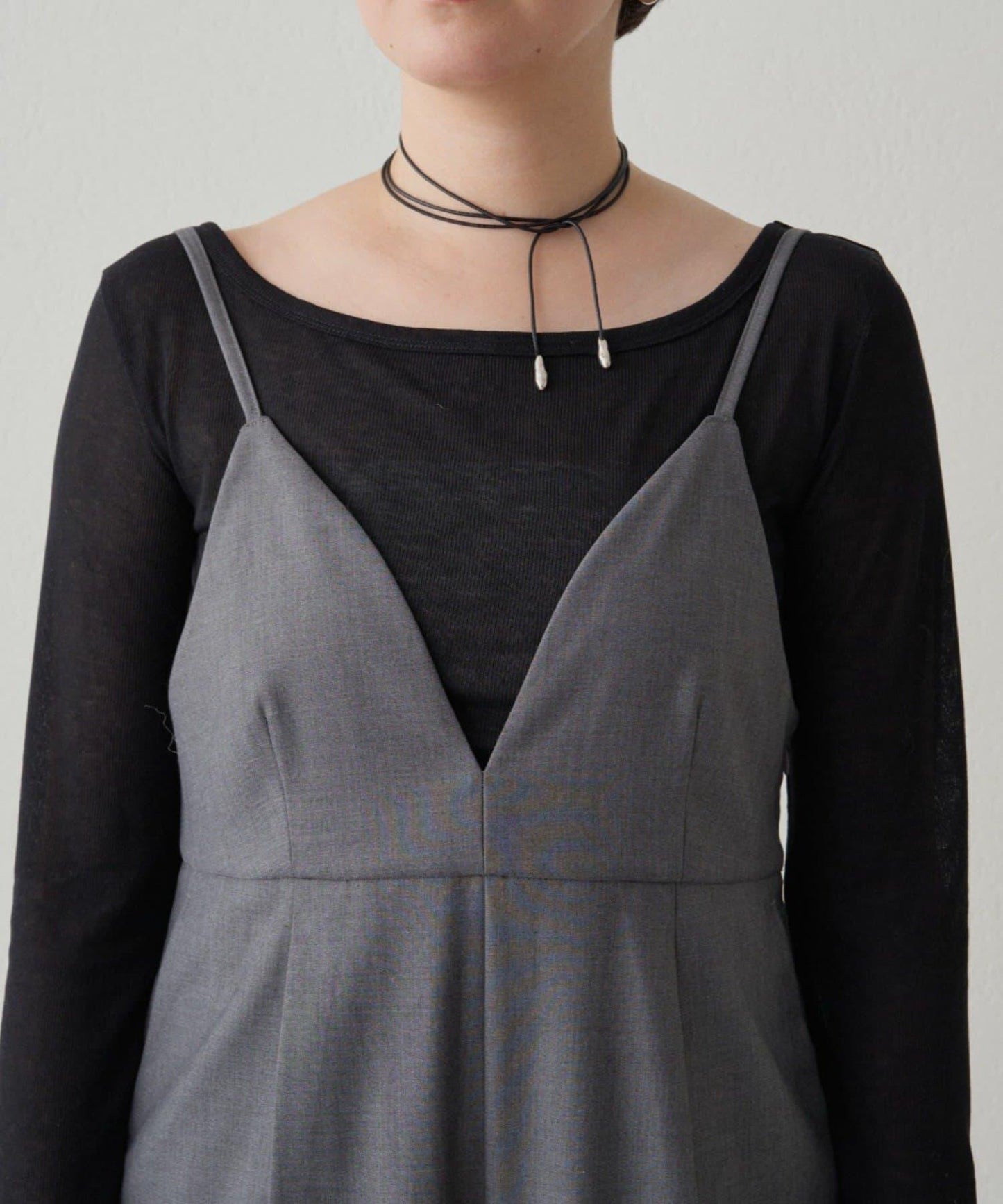 【Loungedress】V領吊帶連體褲