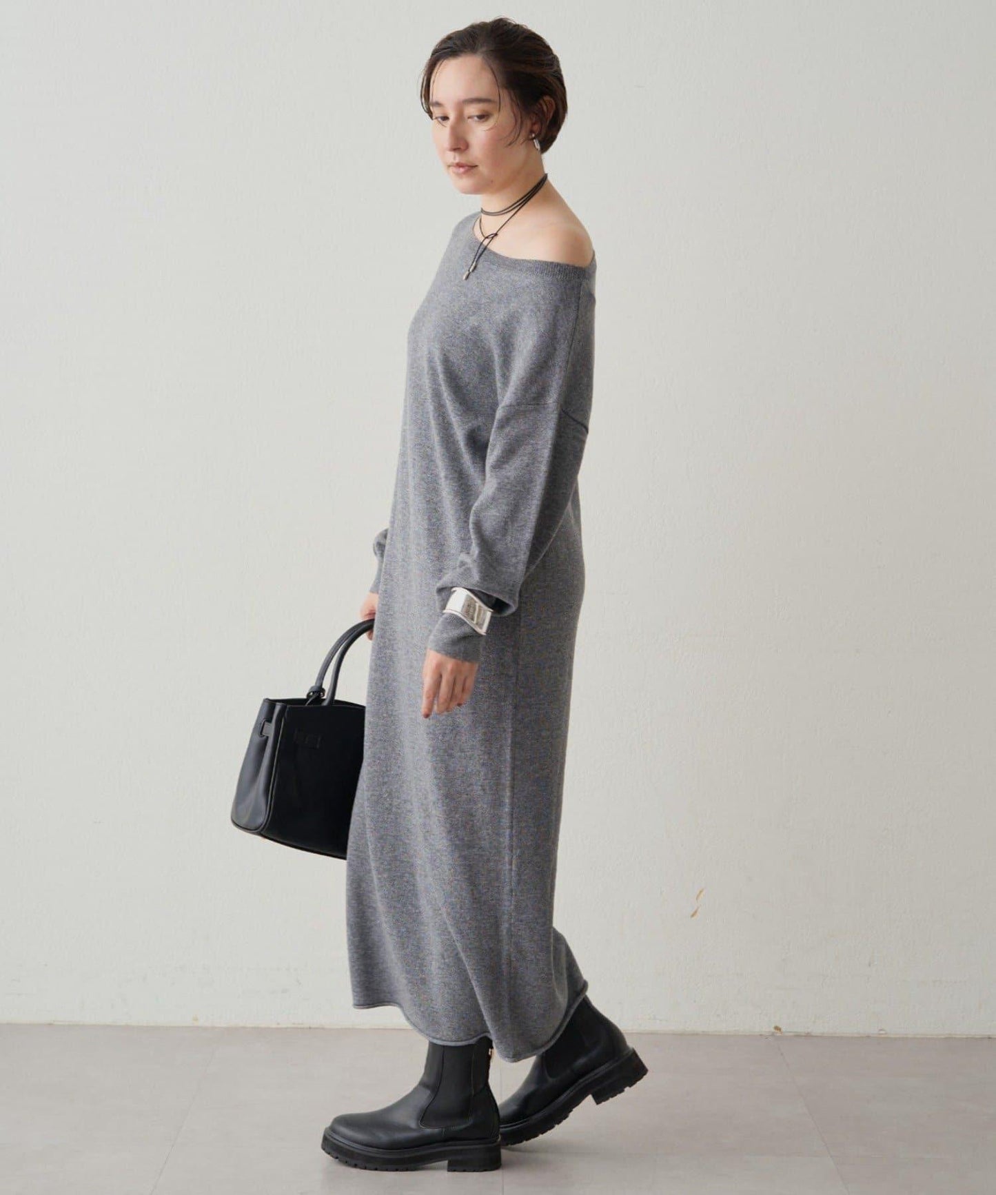 【Loungedress】羊毛羊絨針織連衣裙