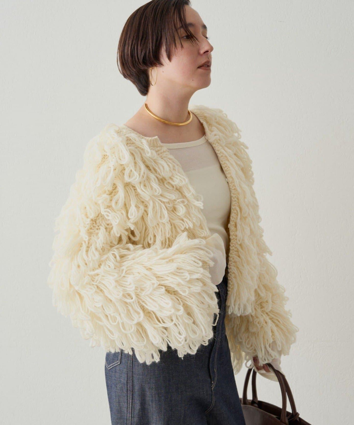 【Loungedress】流蘇針織大衣