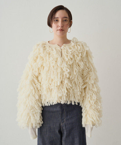 【Loungedress】流蘇針織大衣