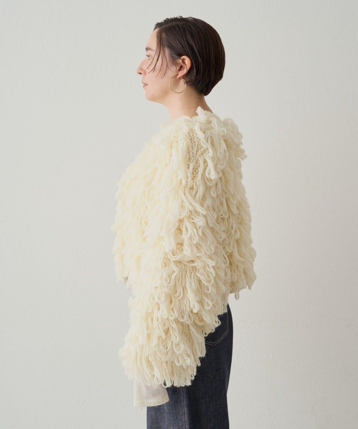 【Loungedress】流蘇針織大衣