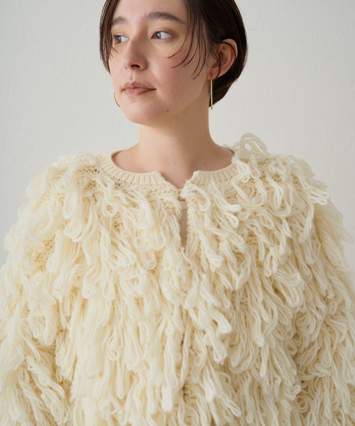 【Loungedress】流蘇針織大衣