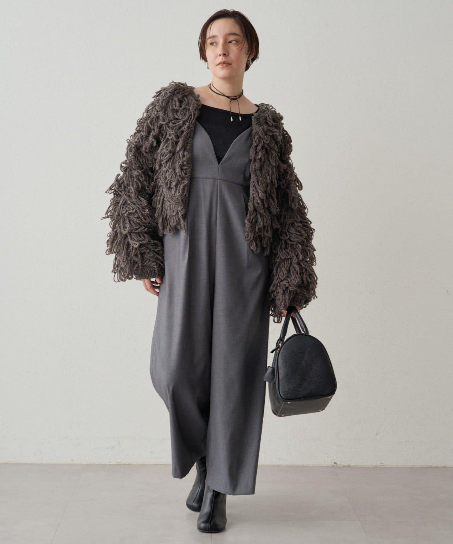 【Loungedress】流蘇針織大衣