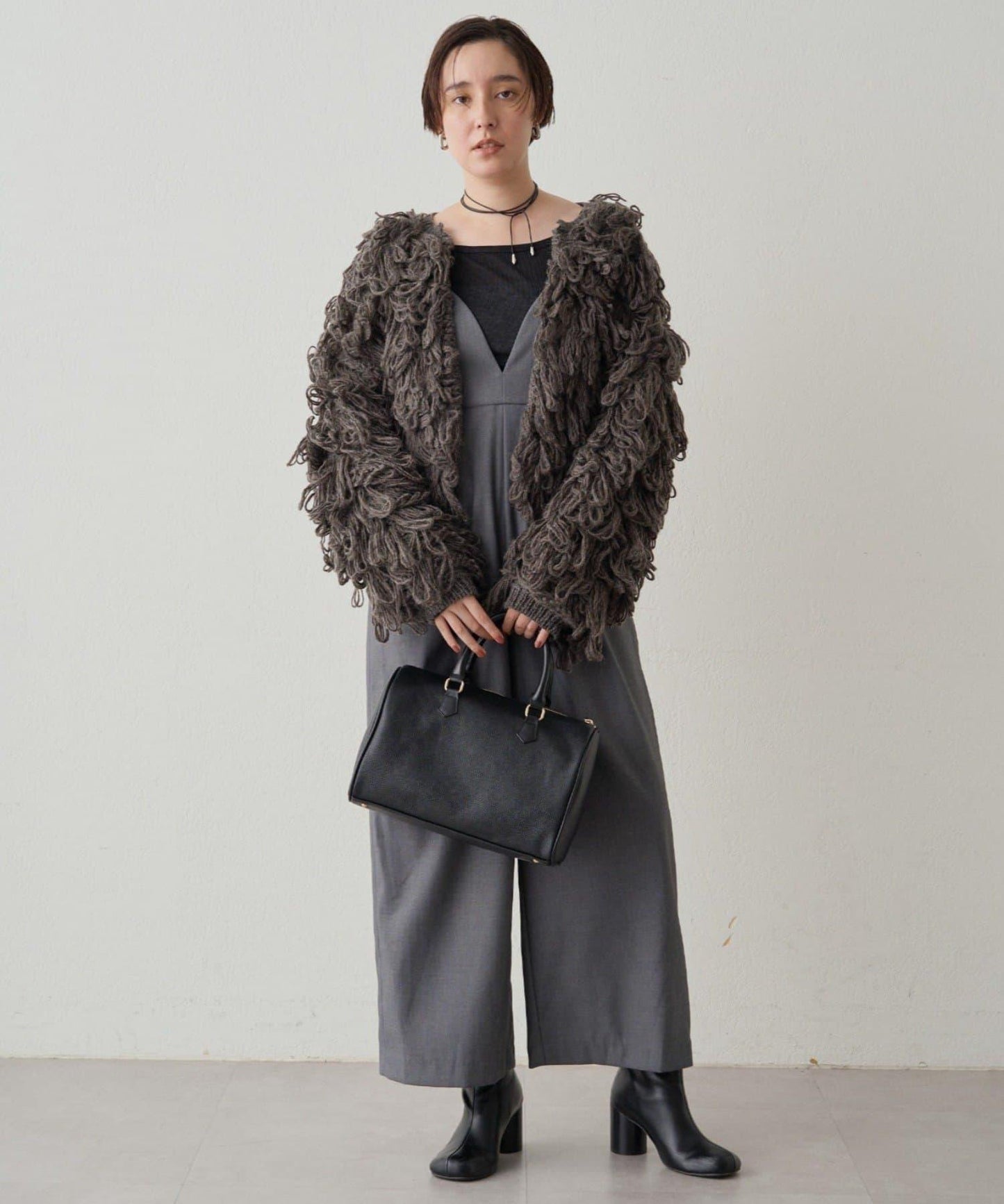 【Loungedress】流蘇針織大衣