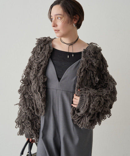 【Loungedress】流蘇針織大衣
