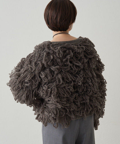 【Loungedress】流蘇針織大衣