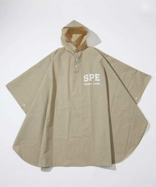 SPE×FREAKS 蓄光プリントポンチョ