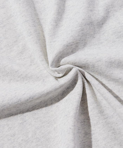 寬鬆版型 單點刺繡 亨利領 長袖T恤