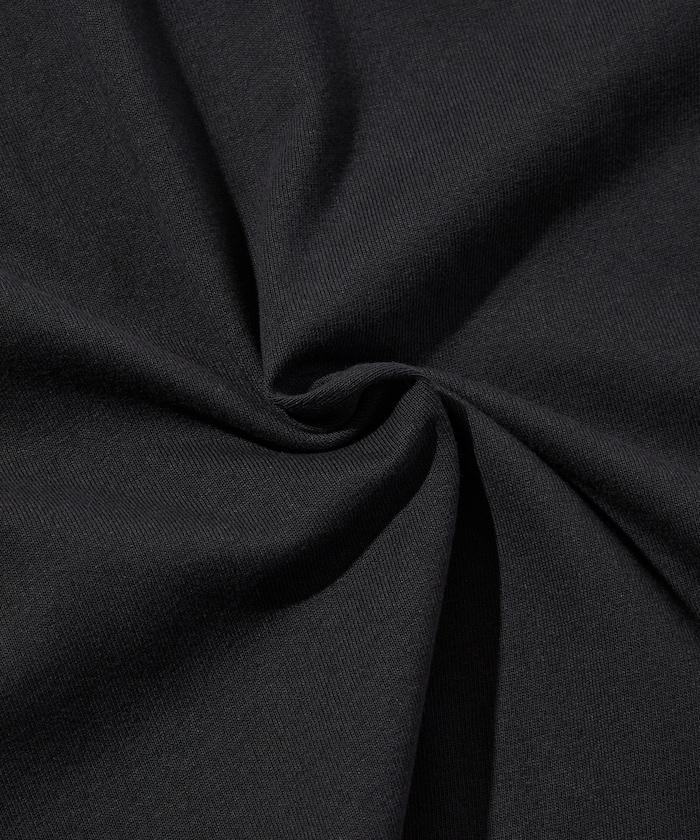 寬鬆版型 單點刺繡 亨利領 長袖T恤