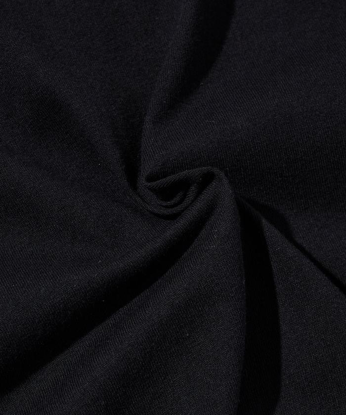 寬鬆版型 單點刺繡 亨利領 長袖T恤