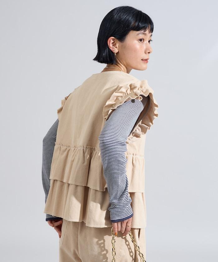 特別訂製荷葉邊馬甲＜可搭配套裝＞