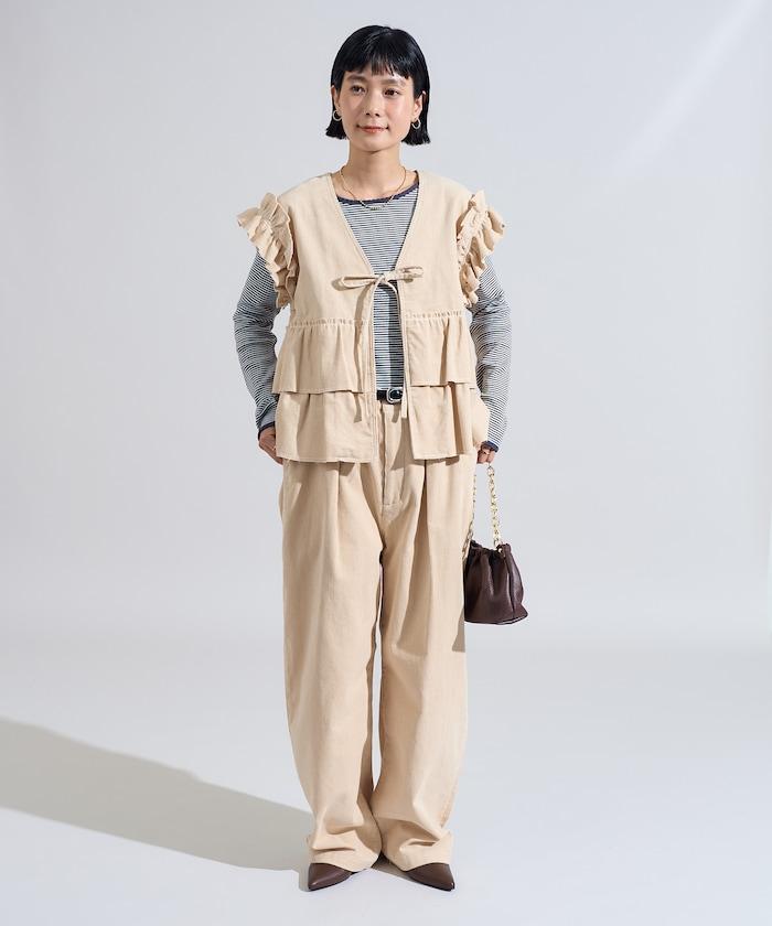 特別訂製荷葉邊馬甲＜可搭配套裝＞