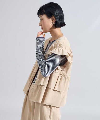 特別訂製荷葉邊馬甲＜可搭配套裝＞