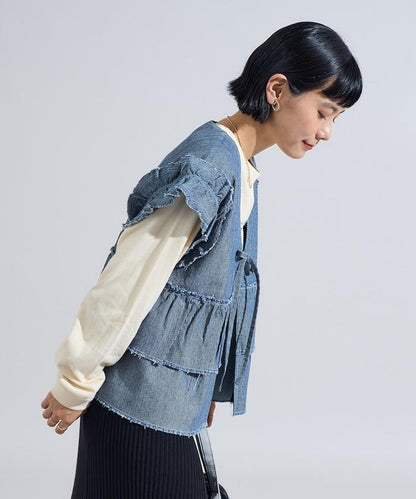 特別訂製荷葉邊馬甲＜可搭配套裝＞