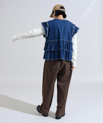 特別訂製荷葉邊馬甲＜可搭配套裝＞