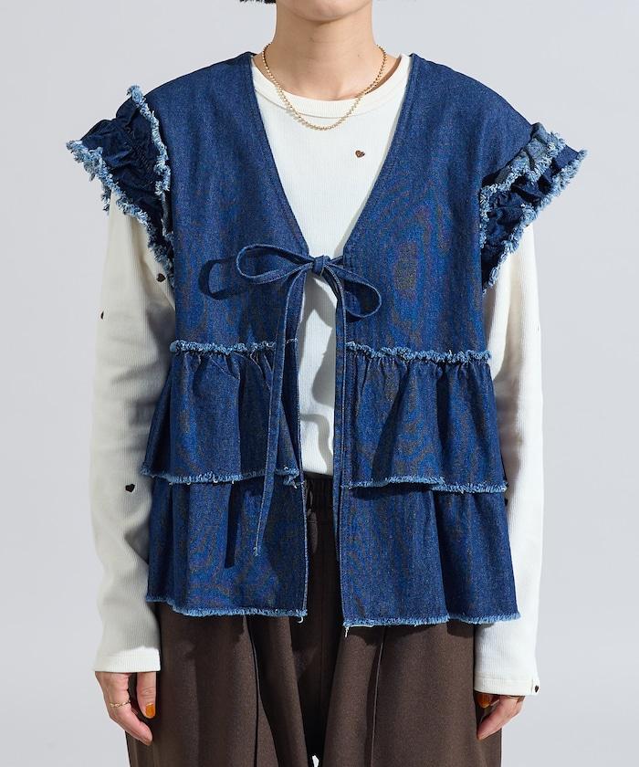 特別訂製荷葉邊馬甲＜可搭配套裝＞