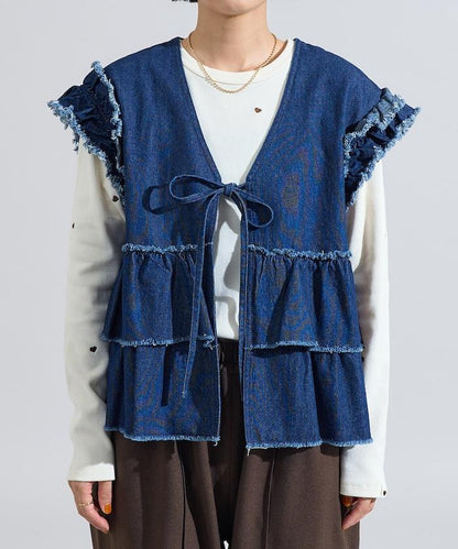 特別訂製荷葉邊馬甲＜可搭配套裝＞