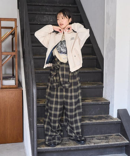 燈芯絨立領夾克