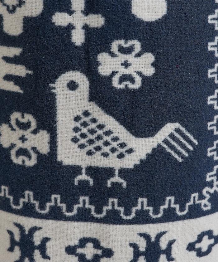 毛毯改造風格裹身半身裙<可搭配套裝>