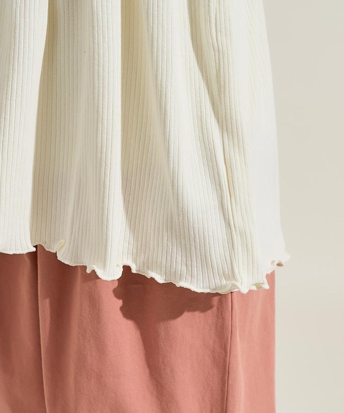 【套裝商品】軍風羅紋2WAY吊帶背心T恤套裝