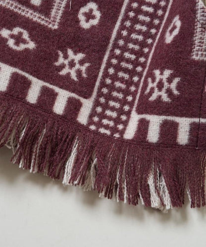 毛毯改造風馬甲＜可搭配套裝＞