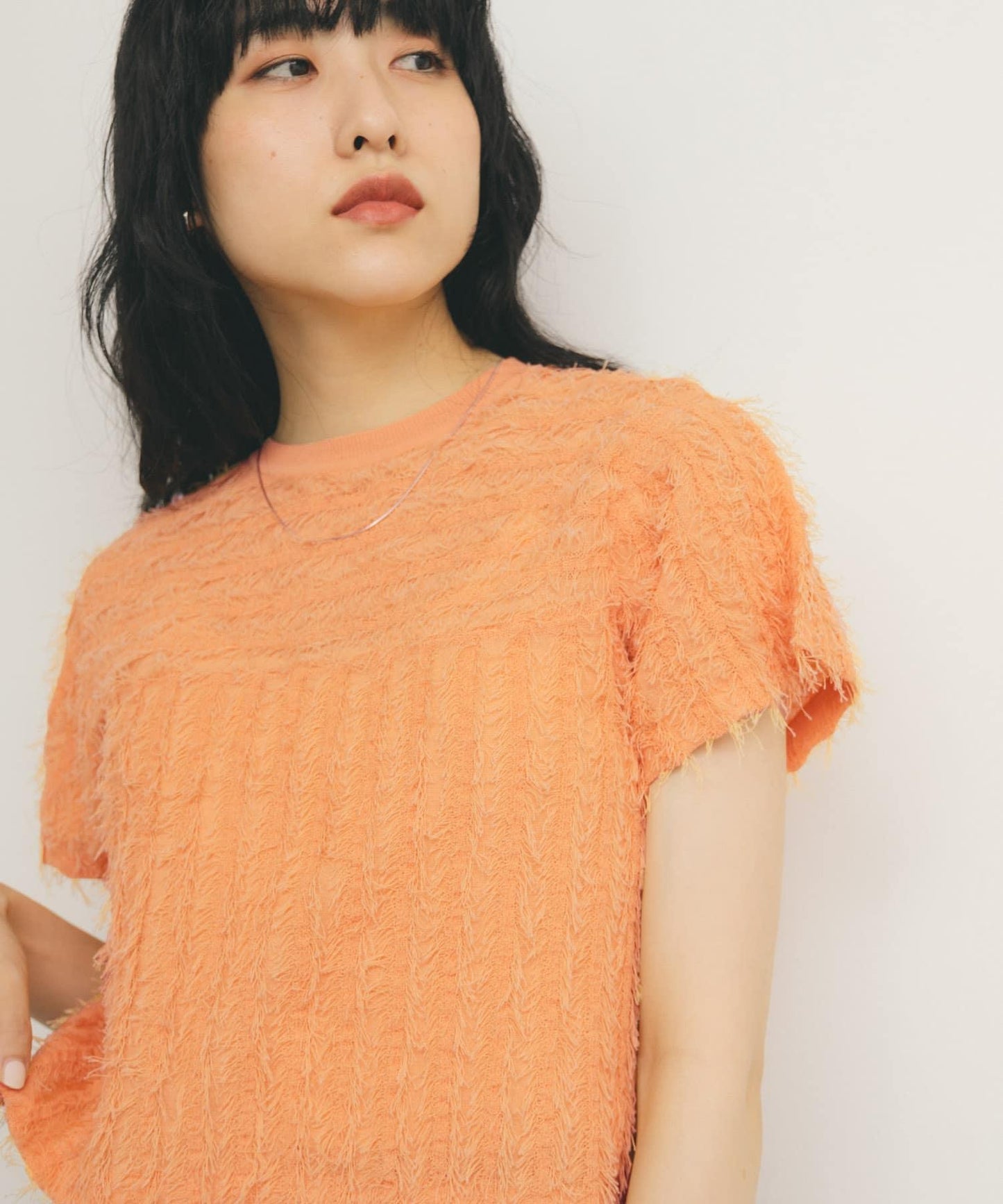 迷你流蘇針織T恤