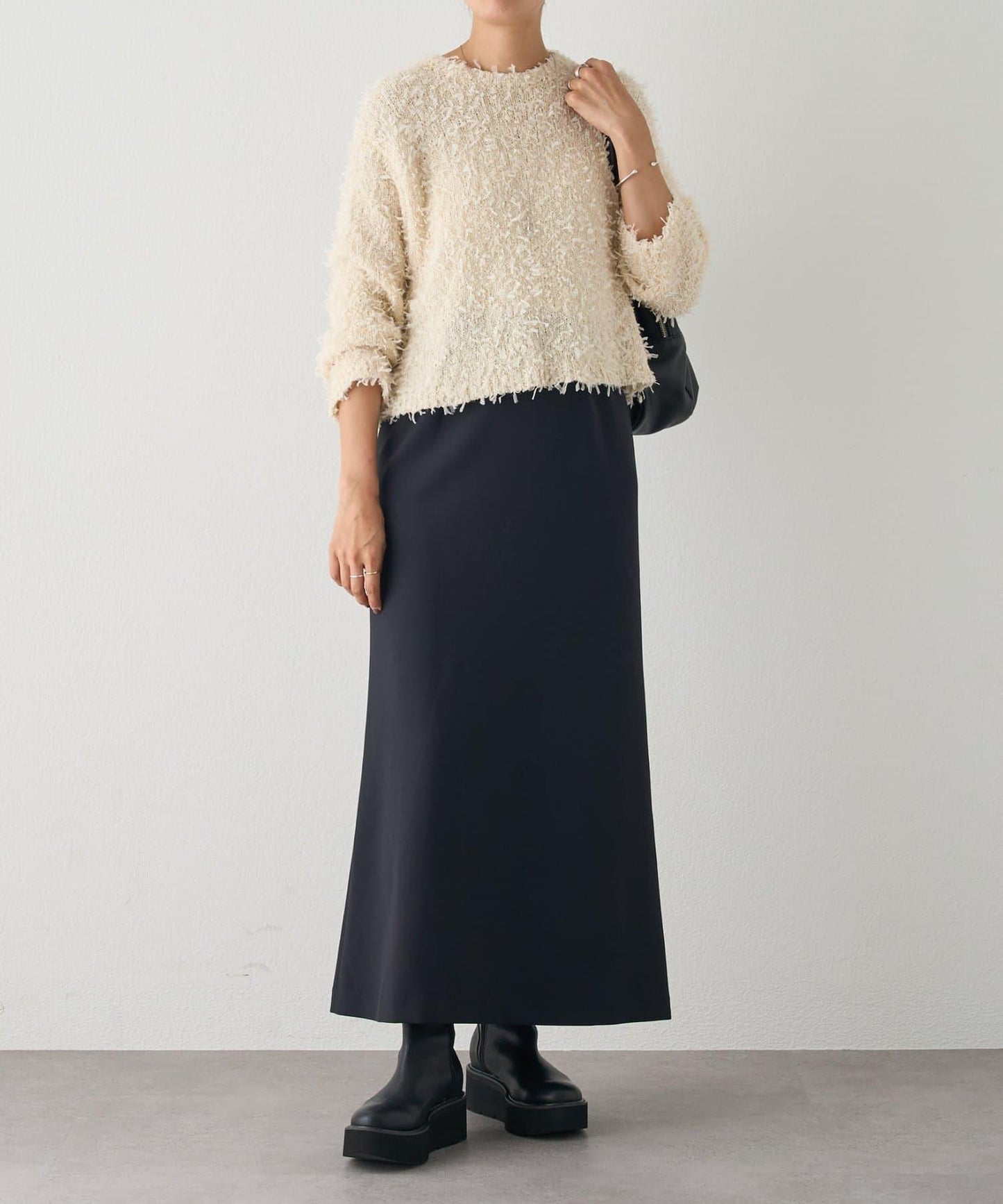 蕾絲紗線針織衫