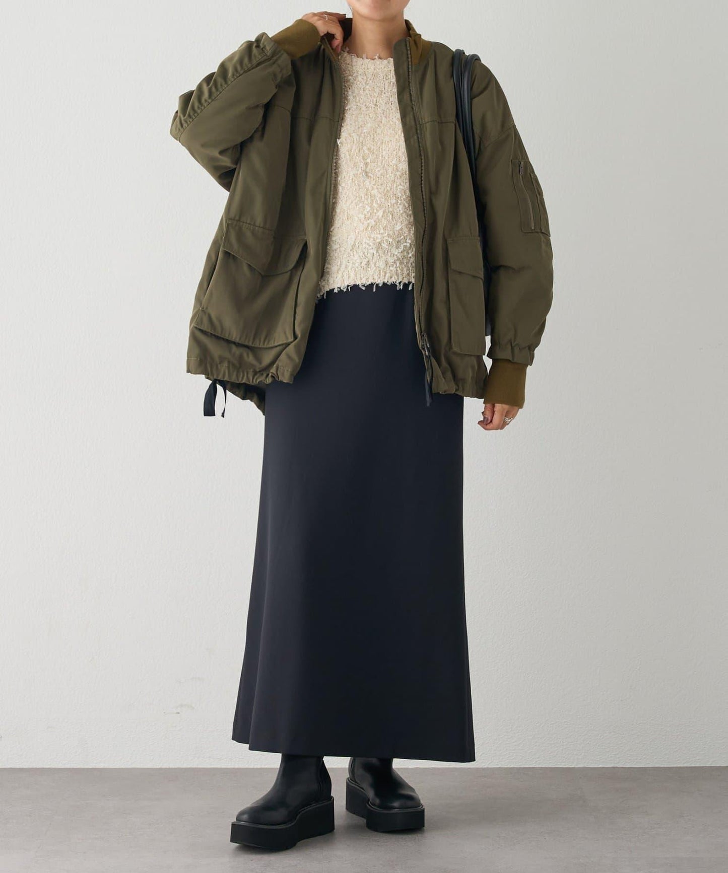 蕾絲紗線針織衫