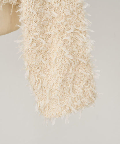 蕾絲紗線針織衫