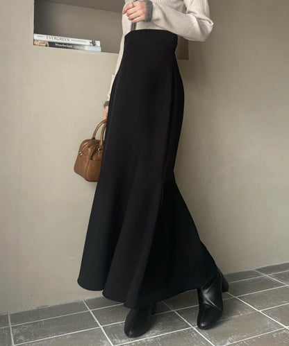 ／【減肥5公斤視覺效果】後拉鍊美人魚裙