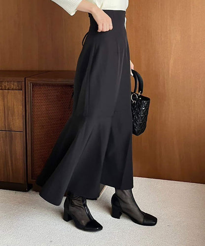 ／【減肥5公斤視覺效果】後拉鍊美人魚裙