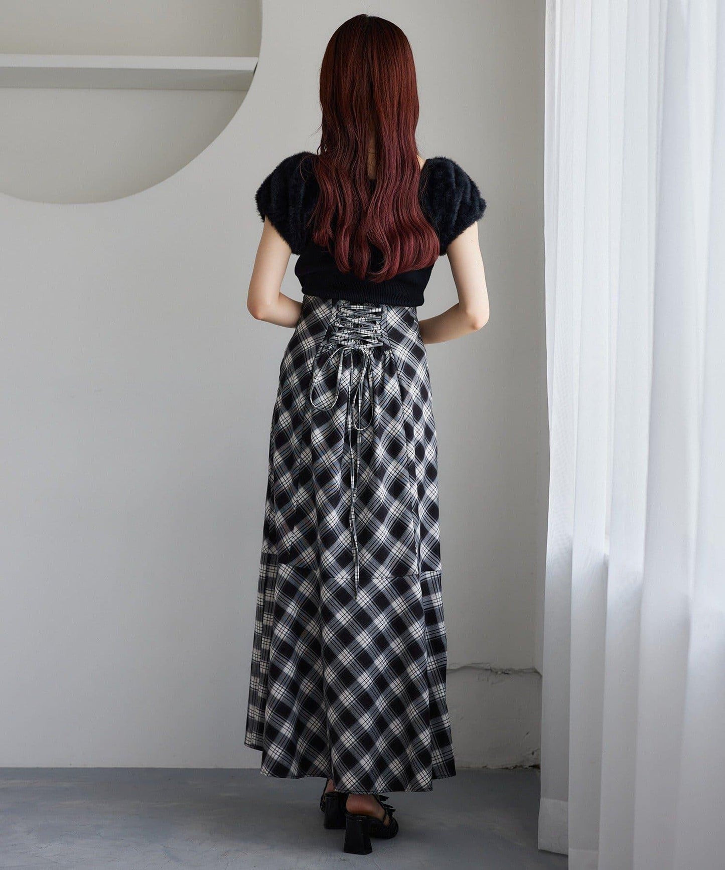 ／【減肥5公斤視覺效果】後拉鍊美人魚裙