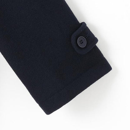 【輕量夾棉內襯】牛角扣大衣