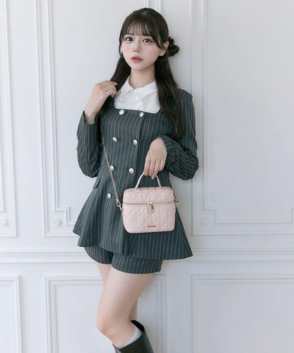 【Belle Charme】經典荷葉邊領夾克