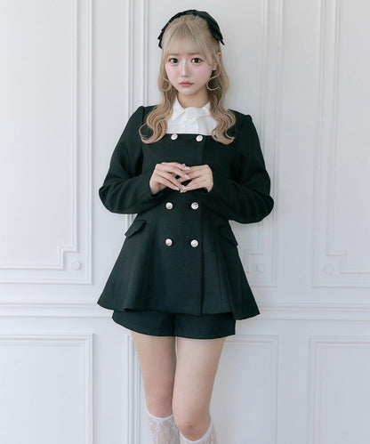 【Belle Charme】經典荷葉邊領夾克