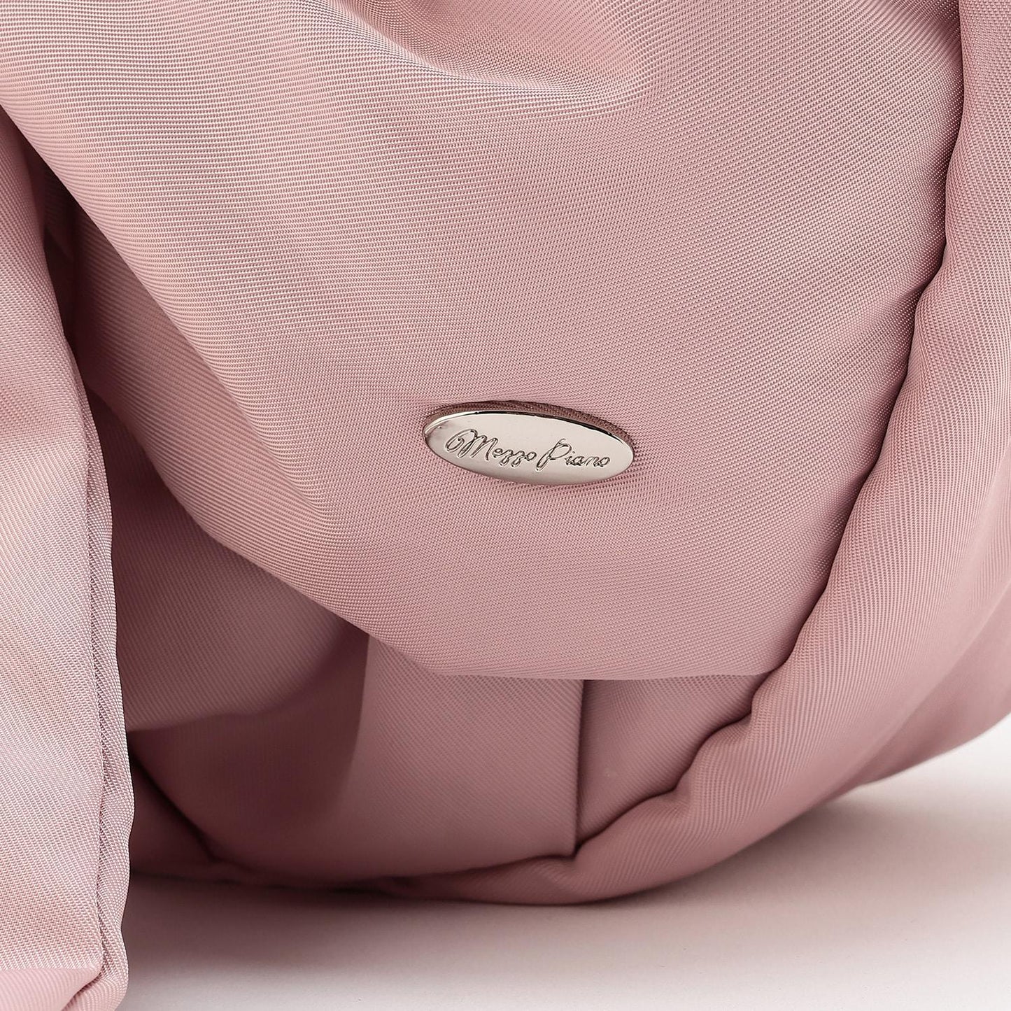 蓬鬆蝴蝶結新月單肩包