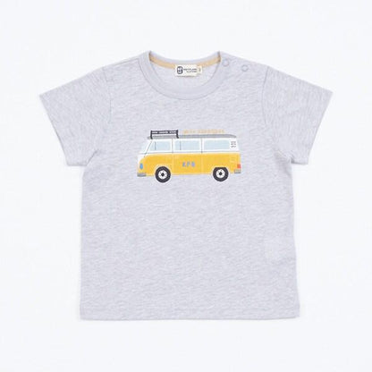 汽車貼布繡短袖T恤（80～90）