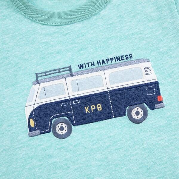 汽車貼布繡短袖T恤（80～90）