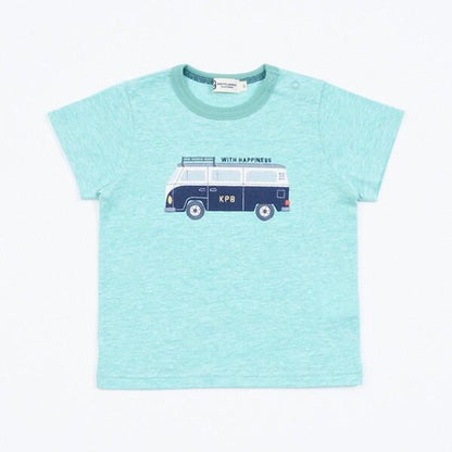 汽車貼布繡短袖T恤（80～90）