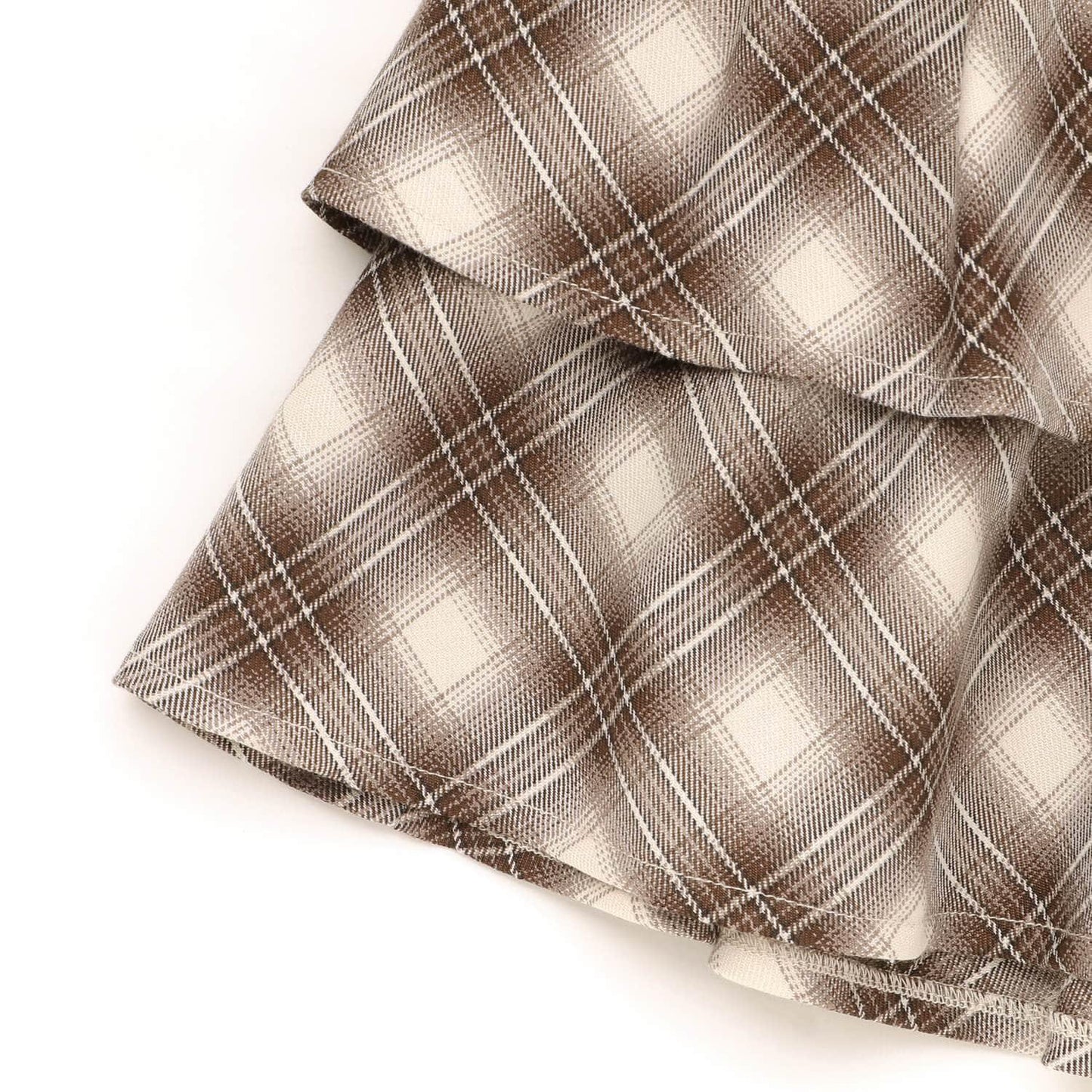 帶心形扣帶分層裙褲