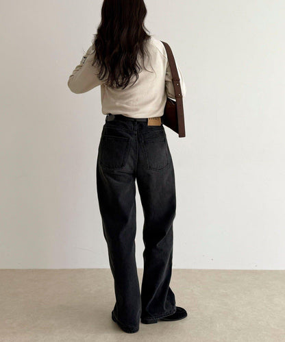 亮片羅紋船領套頭衫